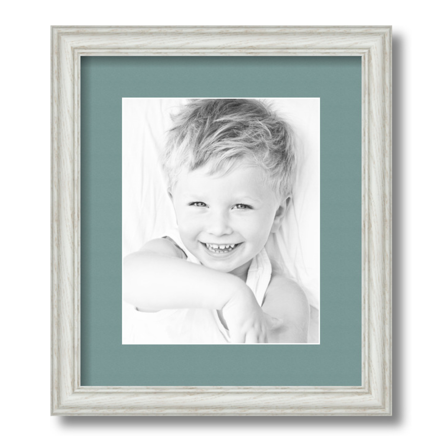 ArtToFrames Matted 12x14 White Picture Frame with 2" Mat, 8x10 Opening 4098