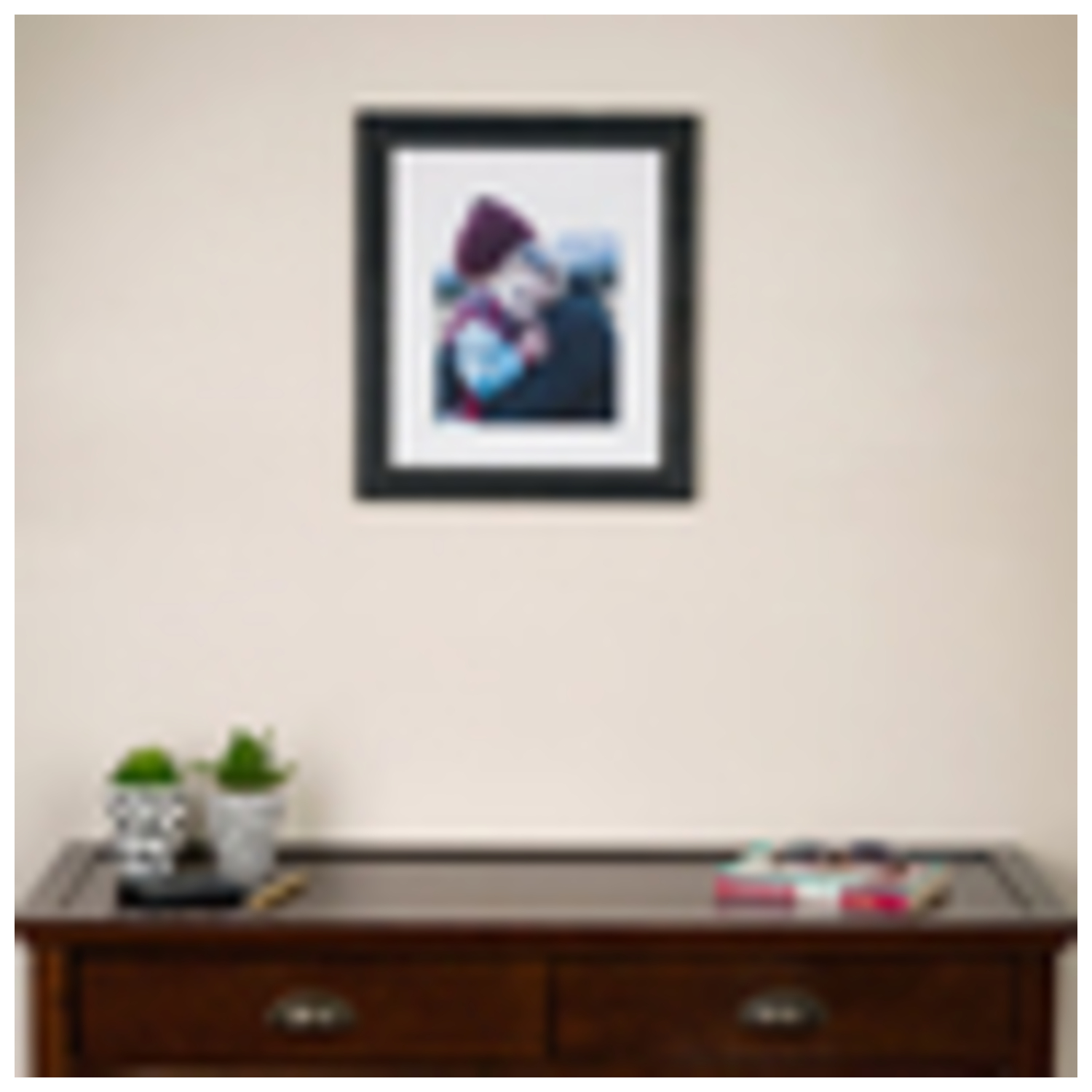 ArtToFrames 5 x 16" Rustic Custom Picture Poster Frame 1.5" Wide A53AS