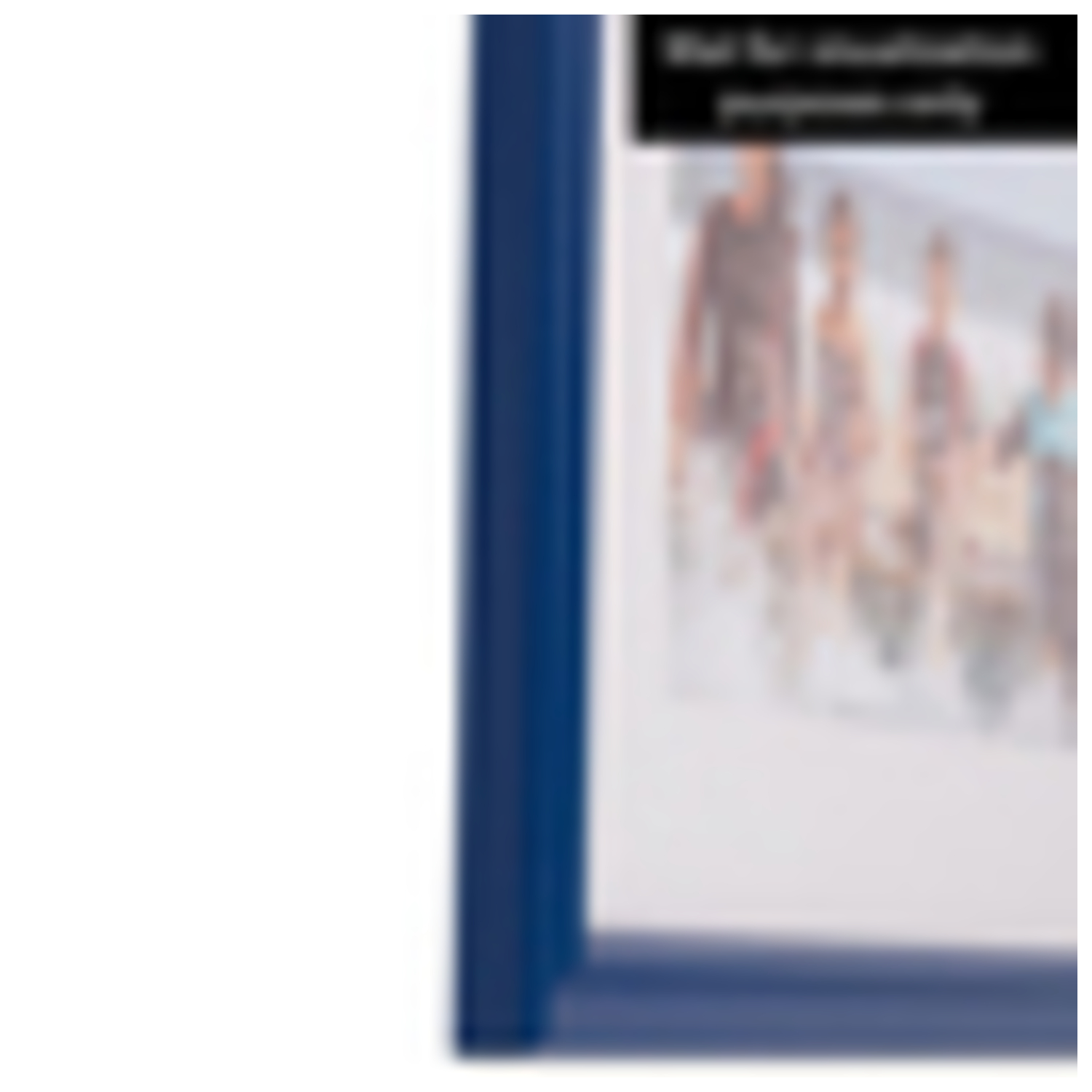 ArtToFrames 11 x 23" Traditional Custom Picture Poster Frame 1" Wide A9HO - Picture 10 of 44