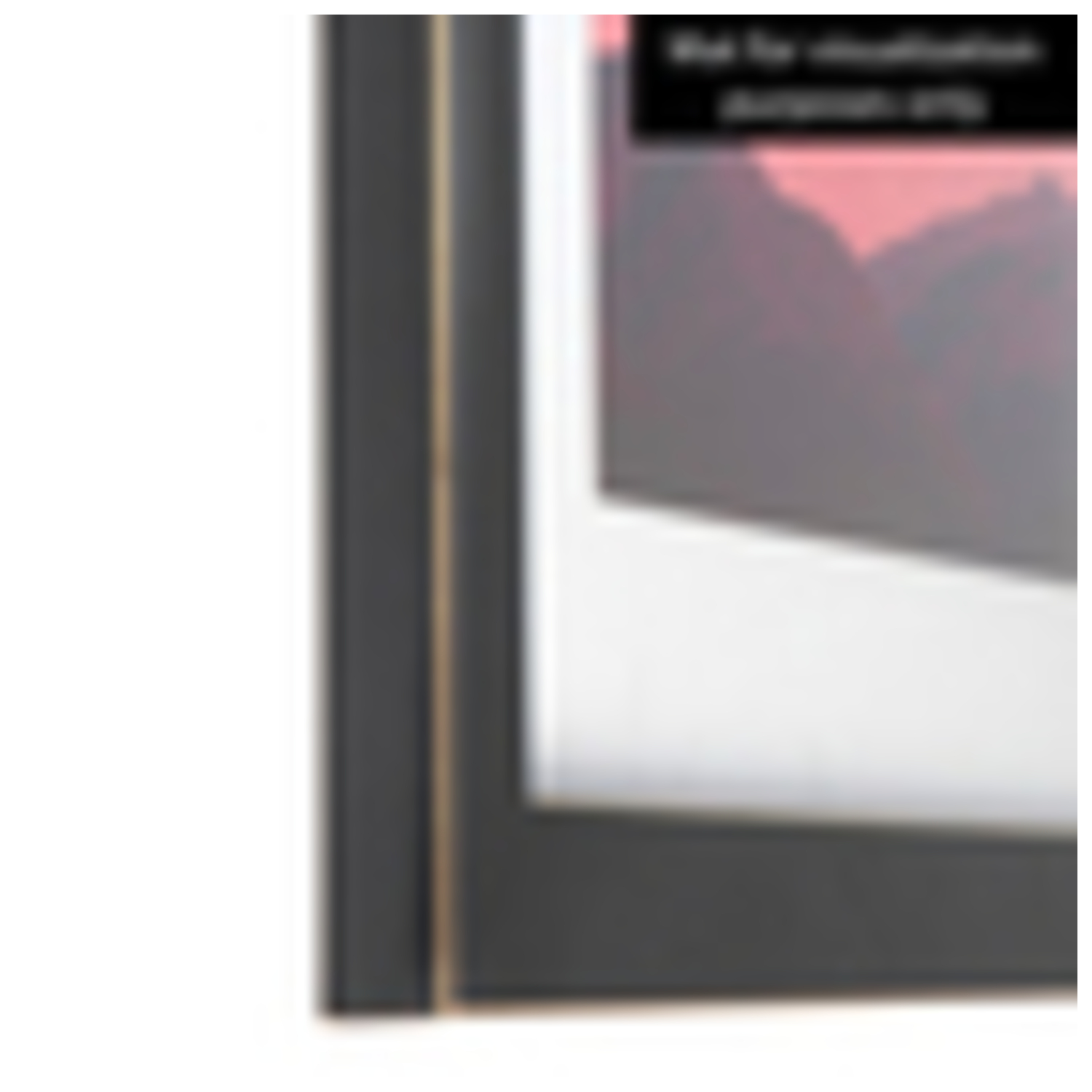 ArtToFrames 21 x 21" Modern Custom Picture Poster Frame 1.25" Wide A46PJ - Picture 59 of 75