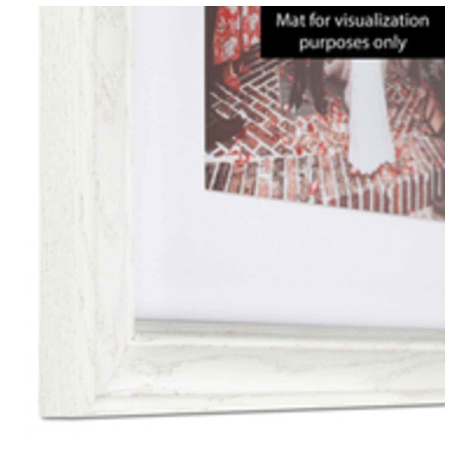ArtToFrames 8 x 8" Traditional Custom Picture Poster Frame 1.25" Wide A8DW - Picture 11 of 29