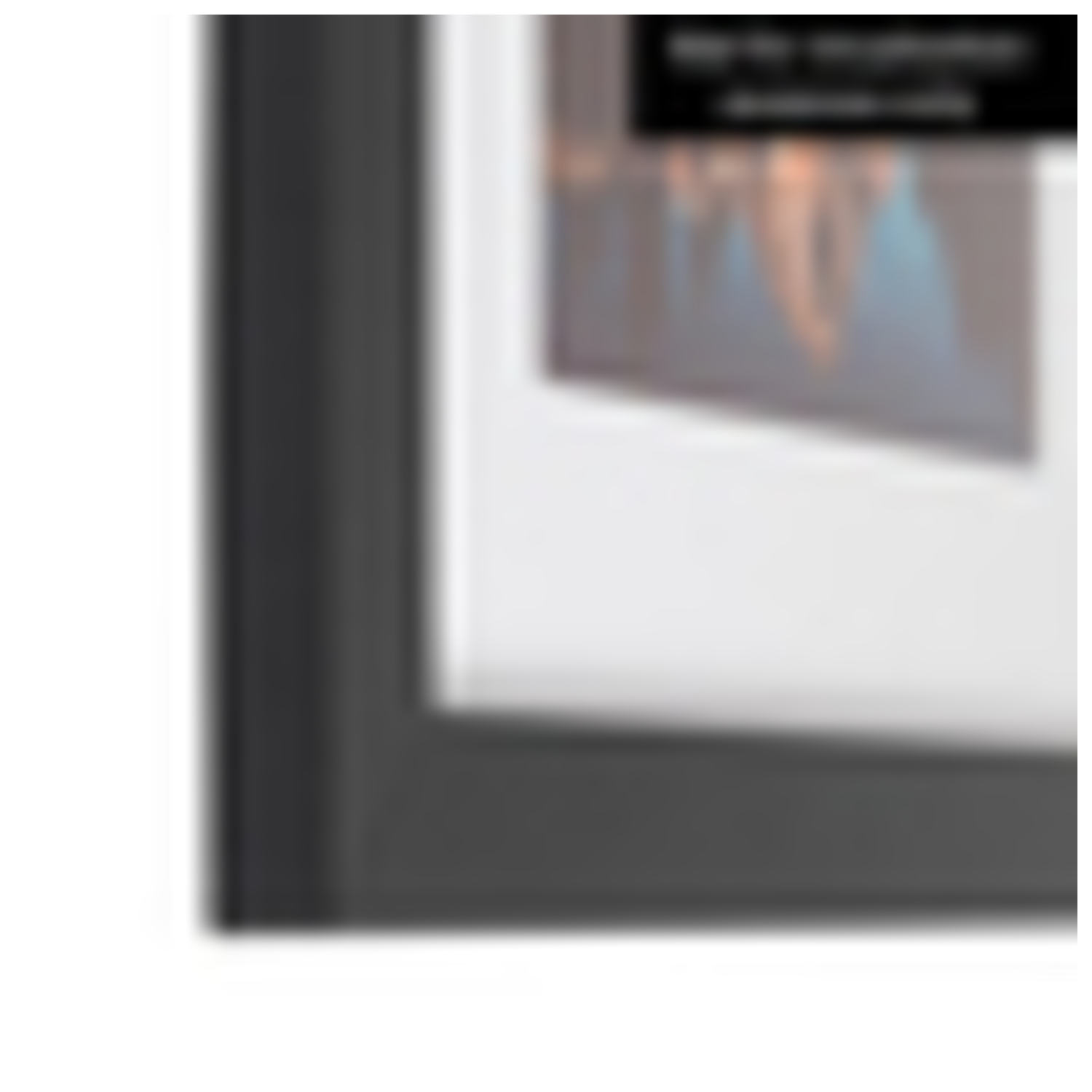 ArtToFrames 22 x 29" Modern Custom Picture Poster Frame 1.25" Wide A46QG - Picture 4 of 75