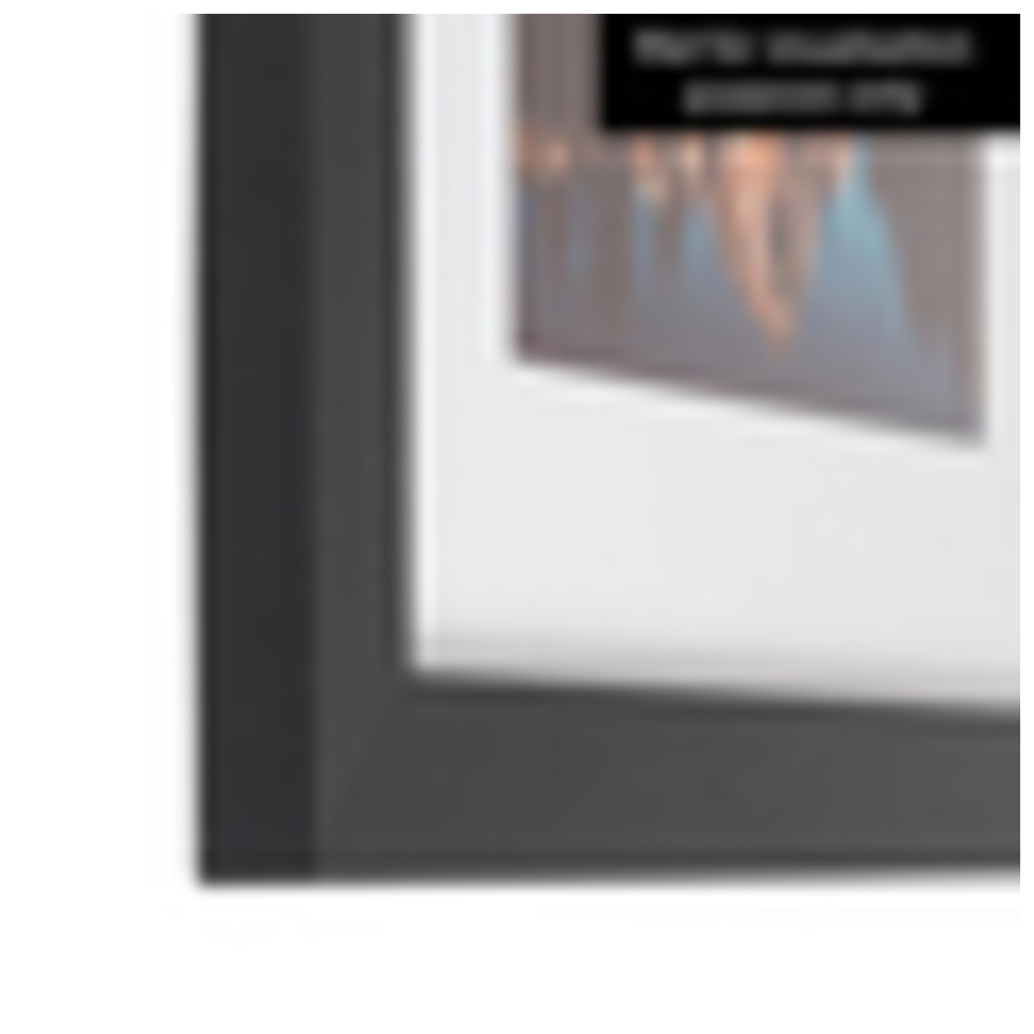 ArtToFrames 19 x 25" Modern Custom Picture Poster Frame 1.25" Wide A46OG