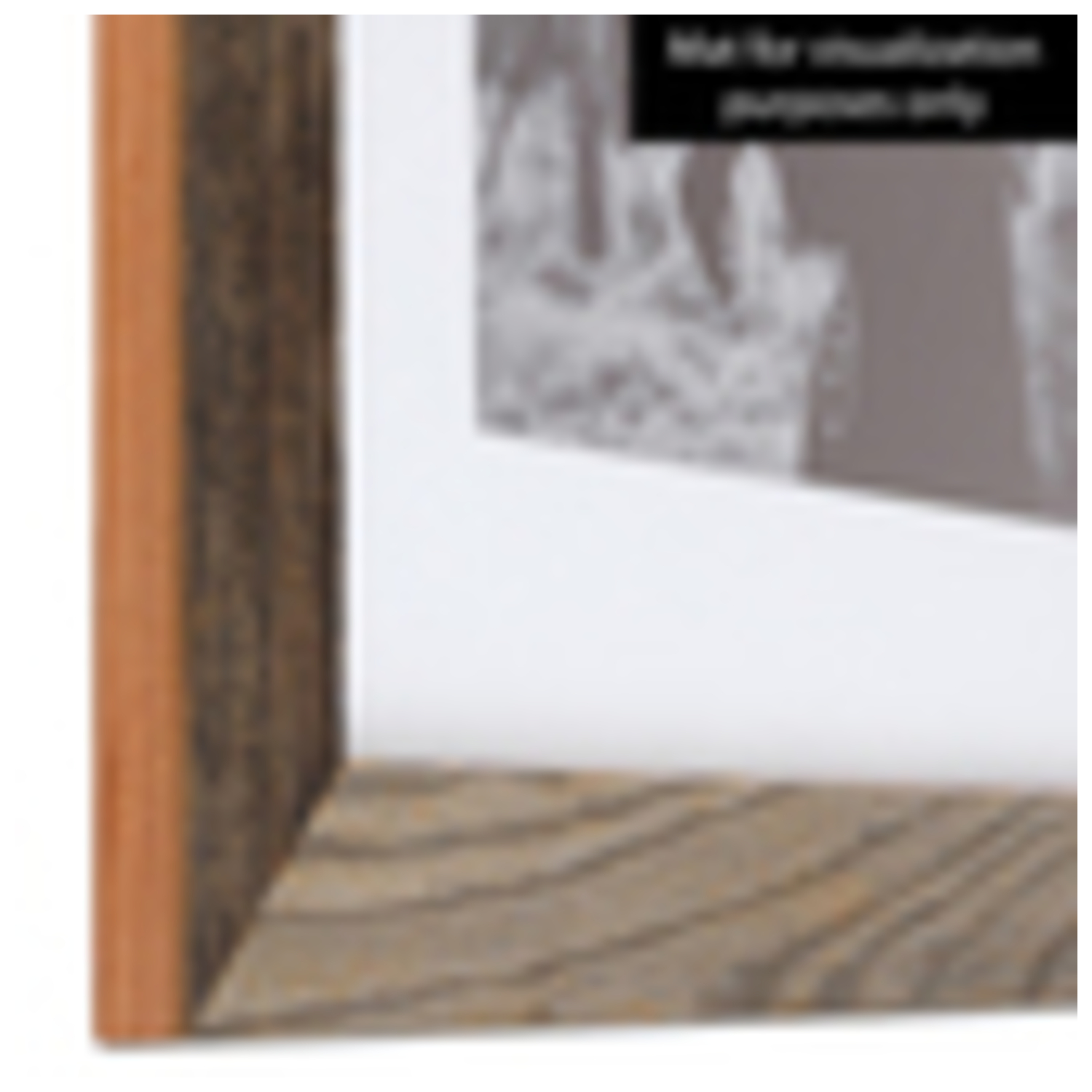 ArtToFrames 13 x 18" Rustic Custom Picture Poster Frame 1.5" Wide A53JG - Picture 4 of 33