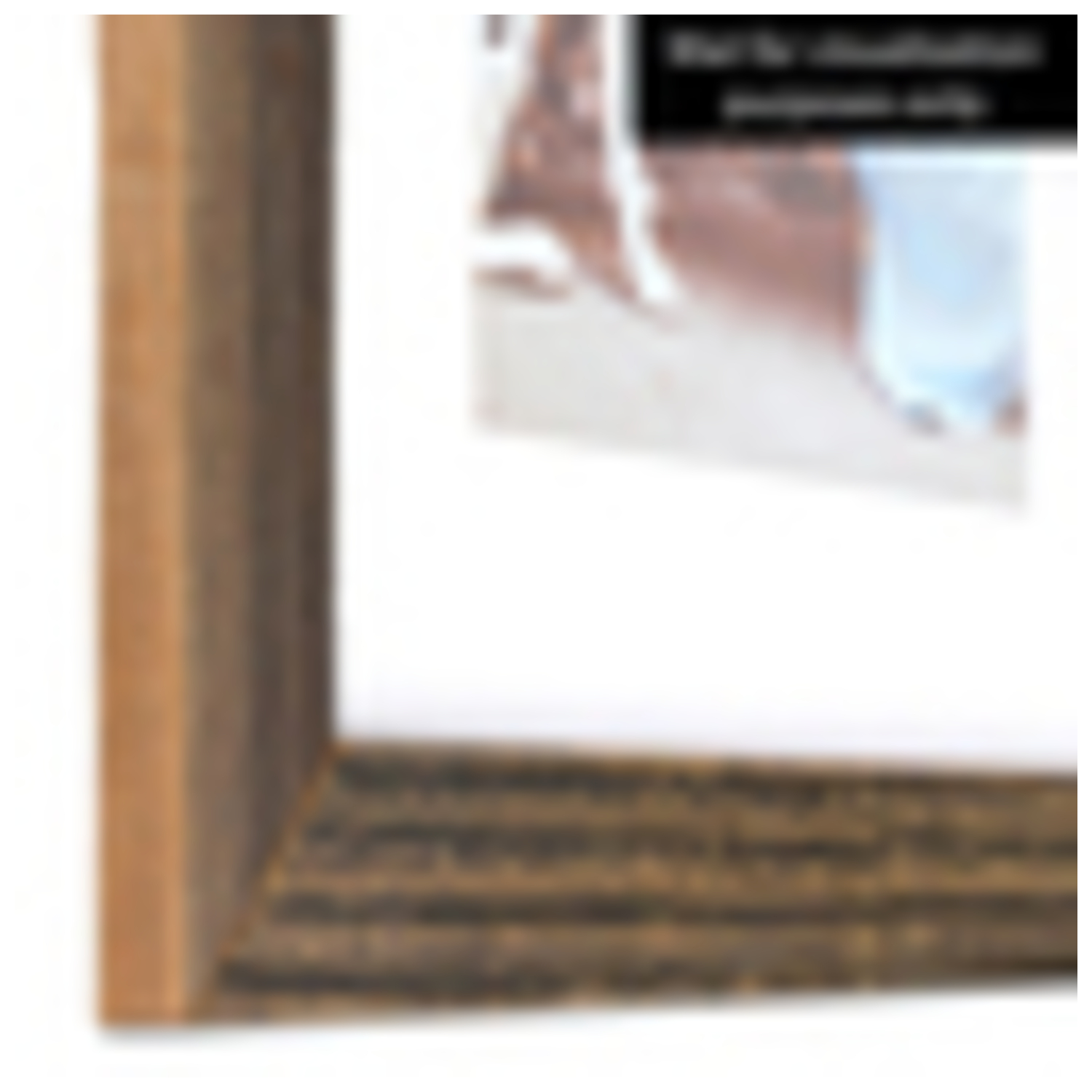 ArtToFrames 24 x 24" Rustic Custom Picture Poster Frame 1.5" Wide A53RC - Picture 11 of 33