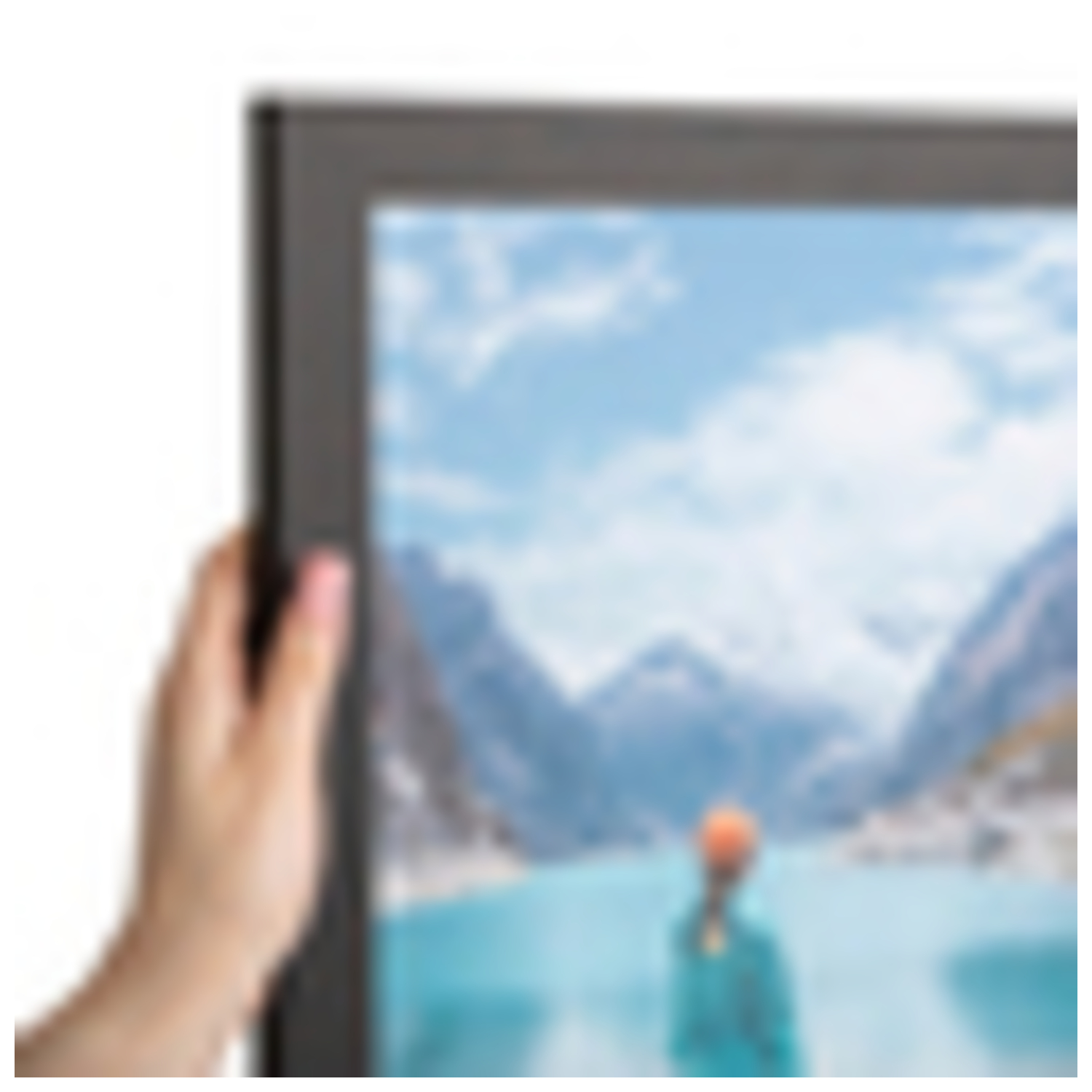 ArtToFrames 6 x 25" Modern Custom Picture Poster Frame 1.25" Wide A46CG - Picture 38 of 75